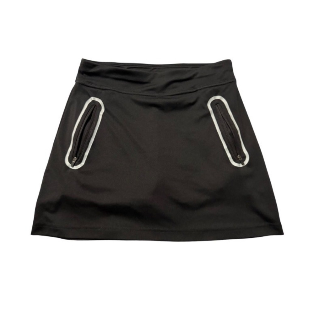 NWOT Callaway Size Small Women Opti-Dri Golf Skort Zip Pockets 3.5" Inseam Black